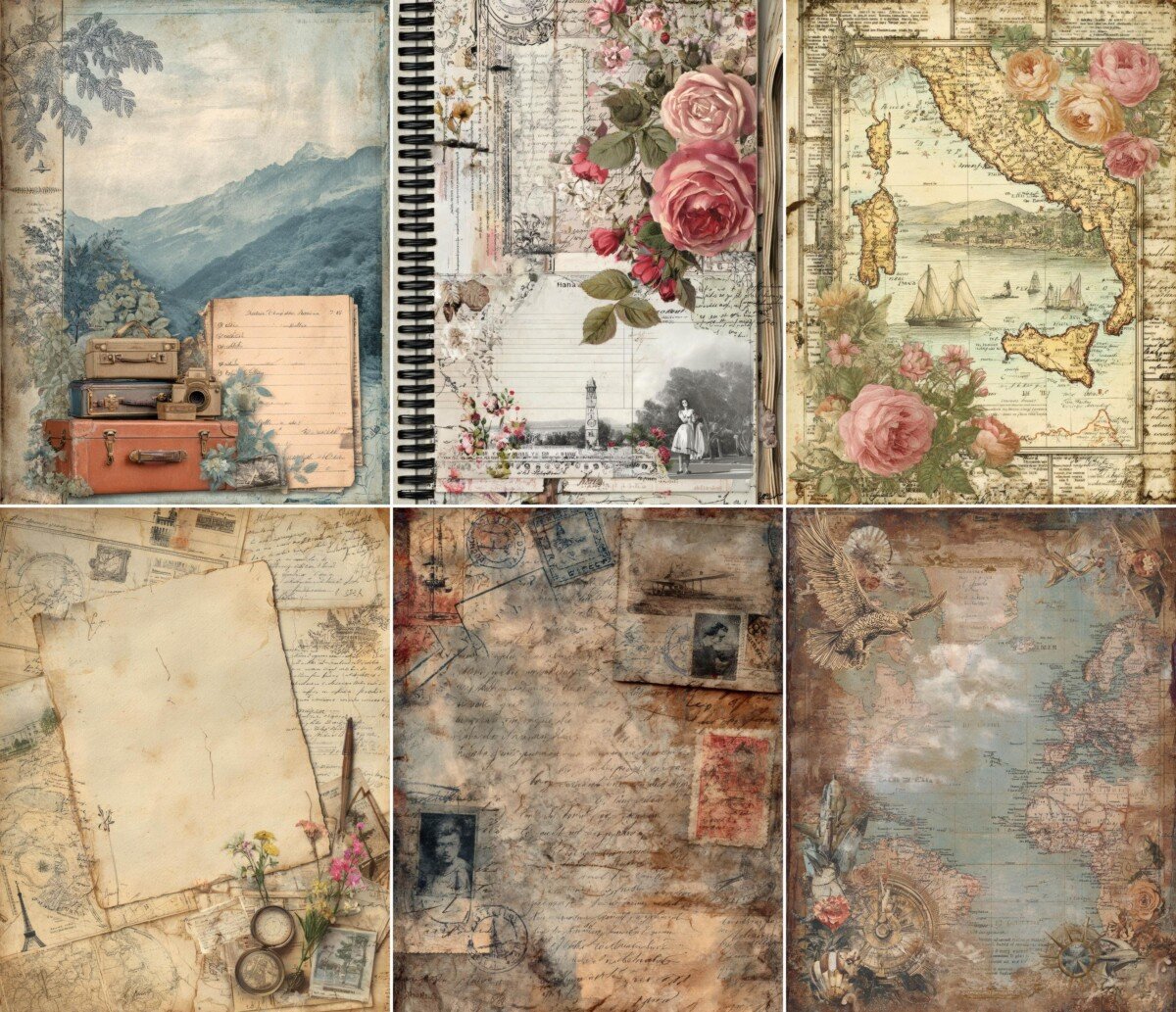 travel preview 4 – Journal Pages