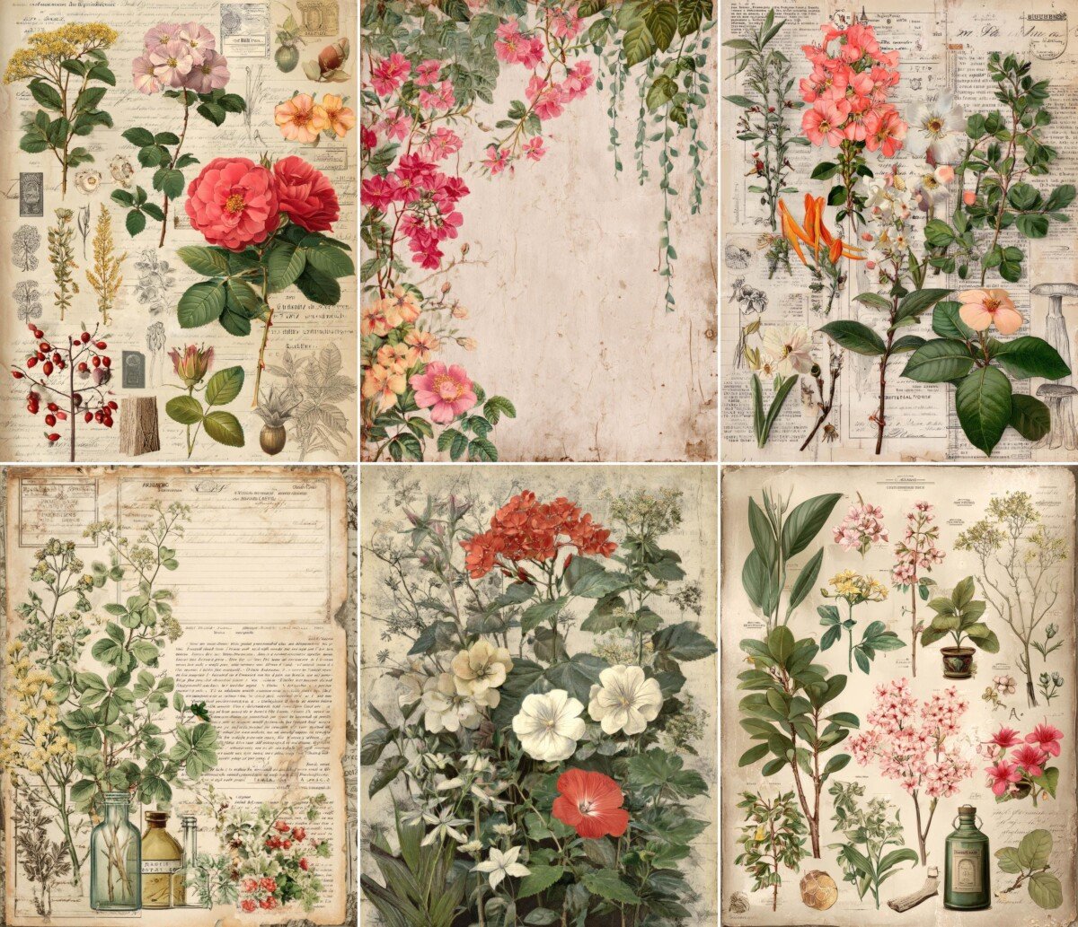 vintage preview 4 – Journal Pages