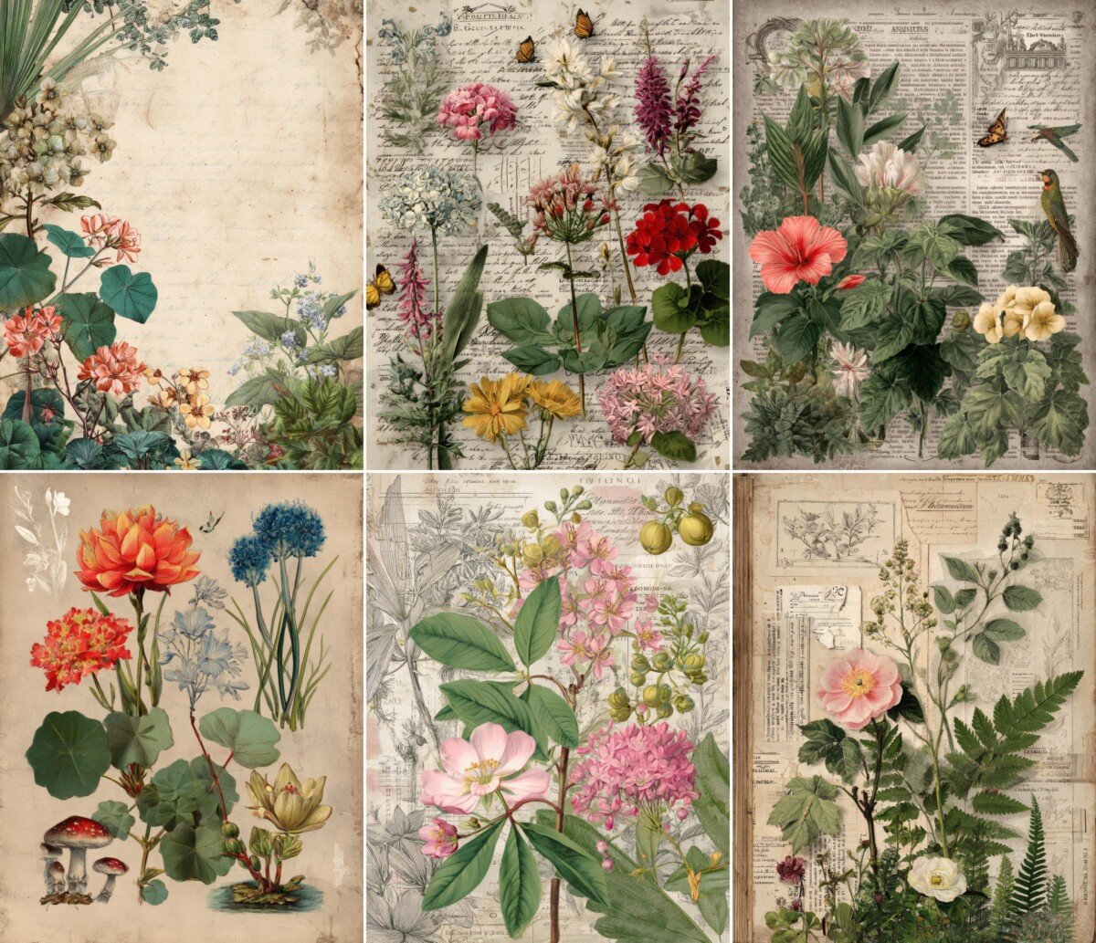 vintage preview 9 – Journal Pages