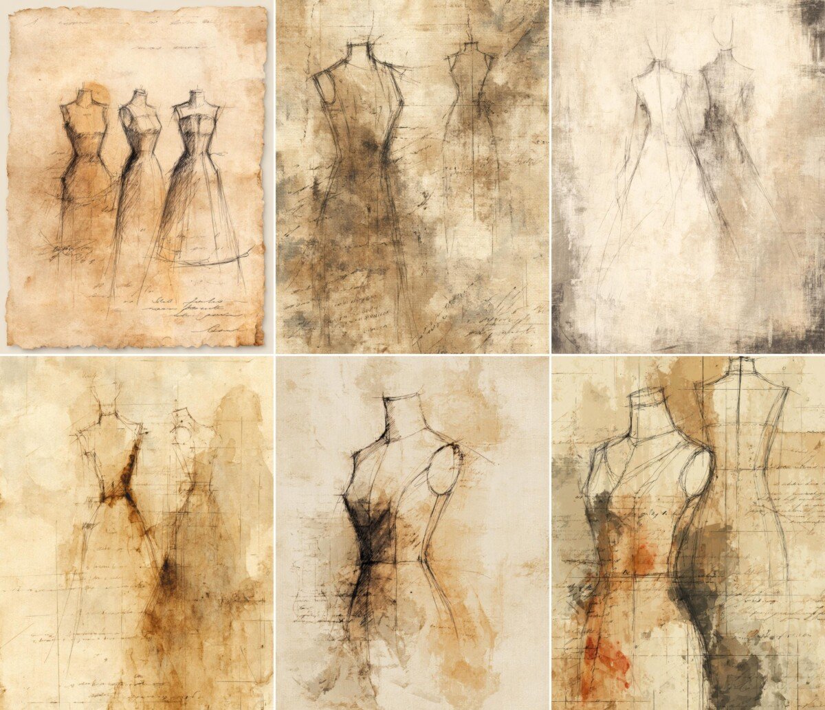 vintage preview 4 – Journal Pages