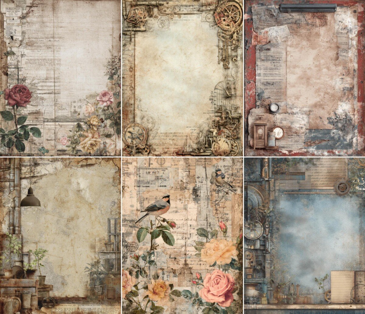 vintage preview 7 – Journal Pages