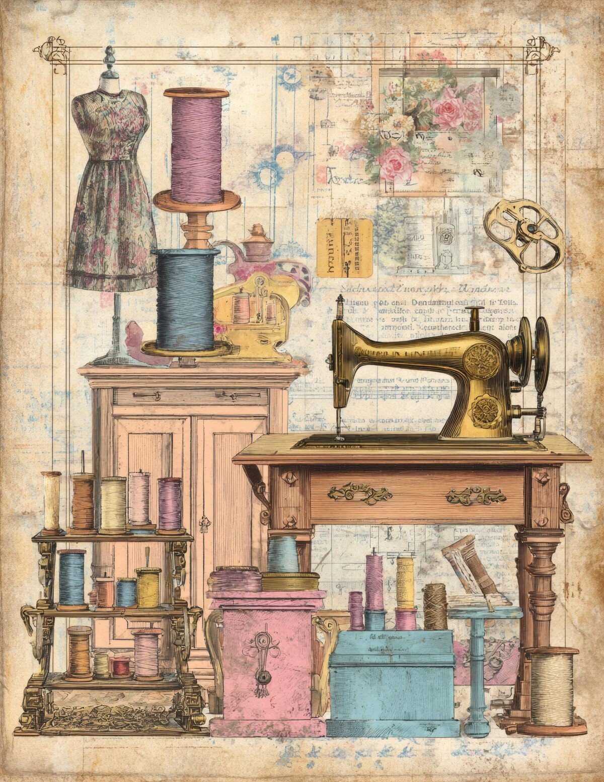 vintage preview 10 – Journal Pages