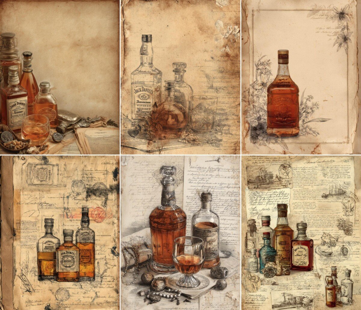 vintage preview 6 – Journal Pages