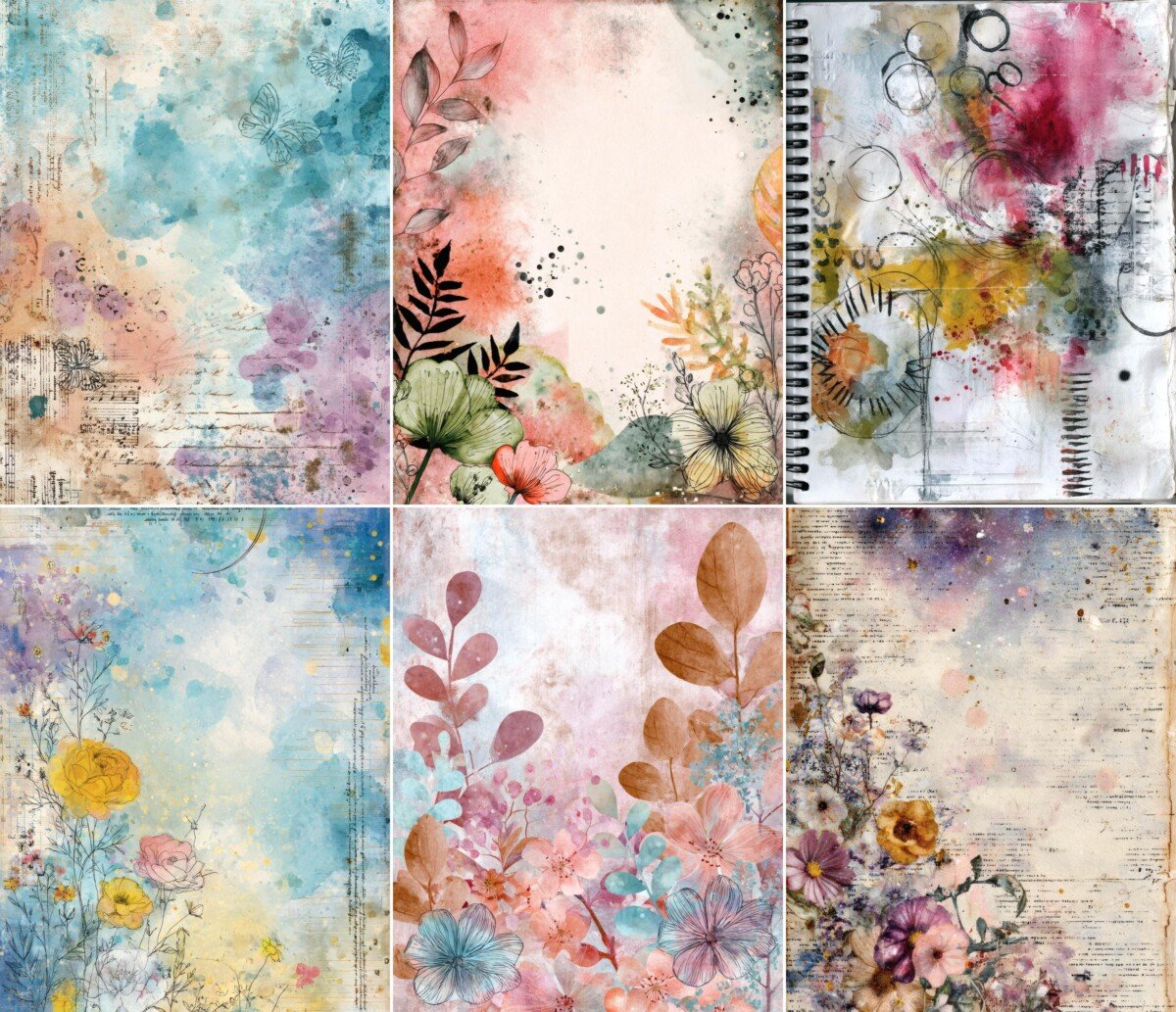 watercolour preview 6 – Journal Pages