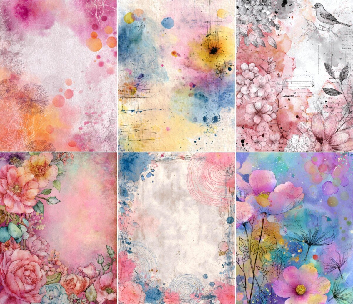 watercolour preview 7 – Journal Pages