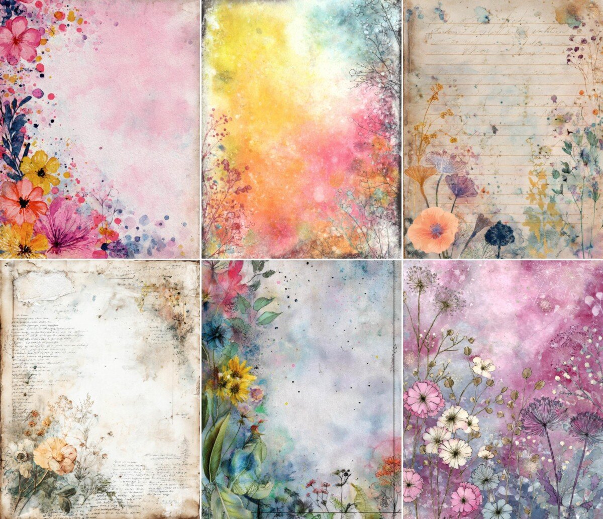 watercolour preview 8 – Journal Pages