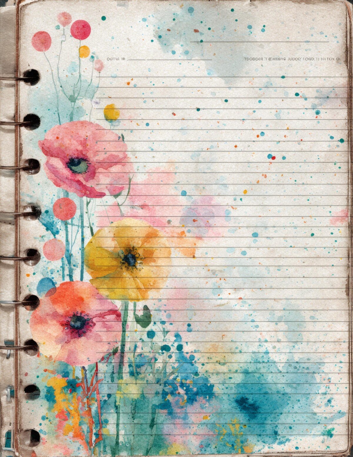 watercolour preview 10 – Journal Pages
