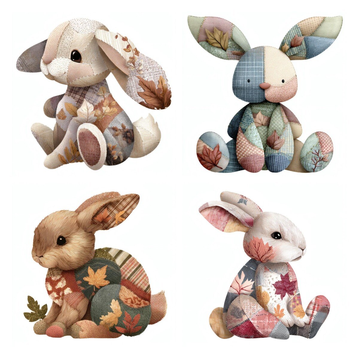 bunny – 32 Bunny Junk Journal Ephemera Cutouts