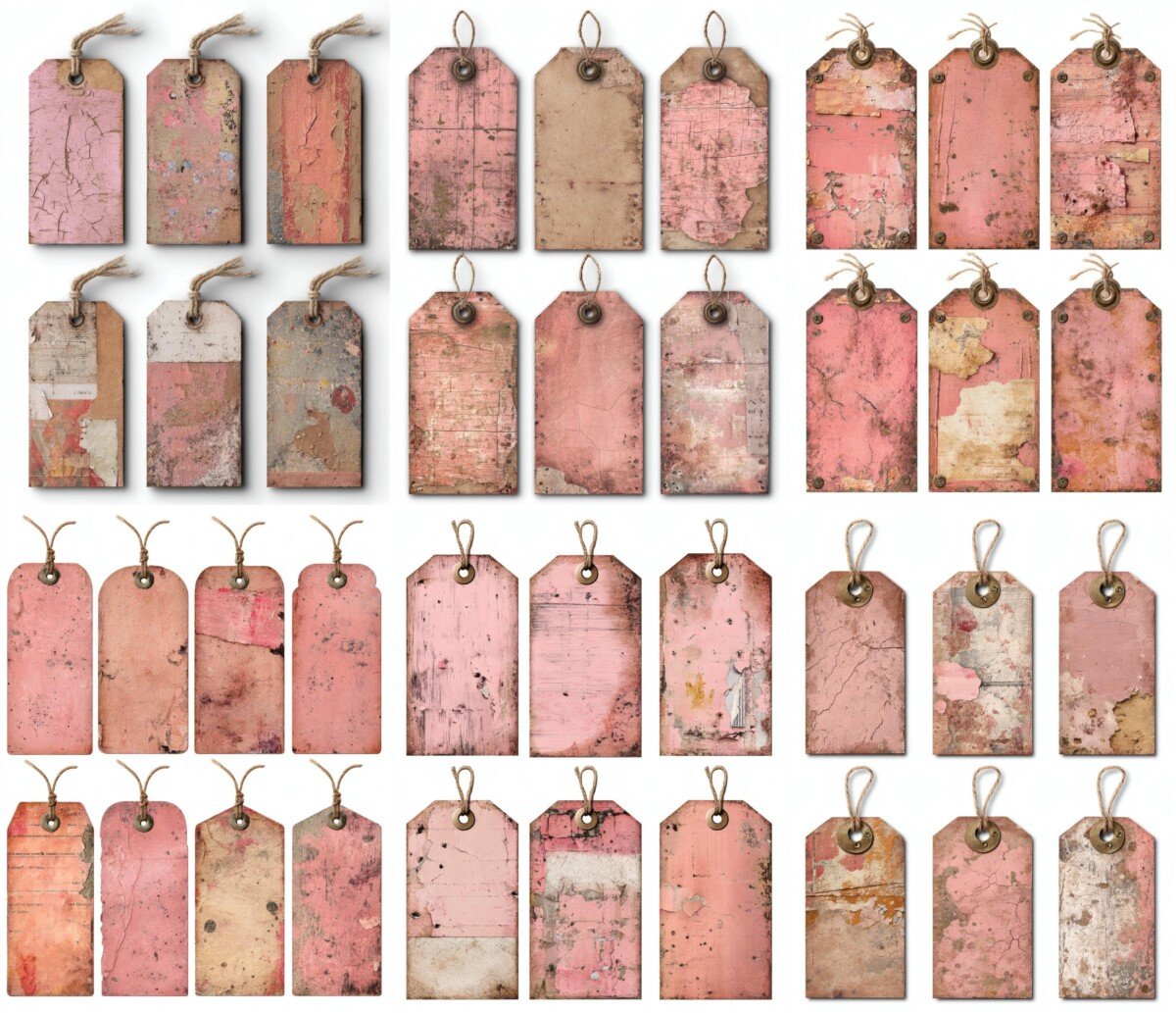 distressed preview 2 – Labels & Tags