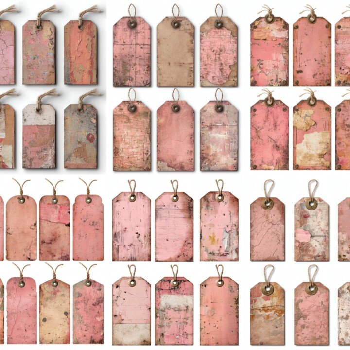 distressed preview 2 – Labels & Tags