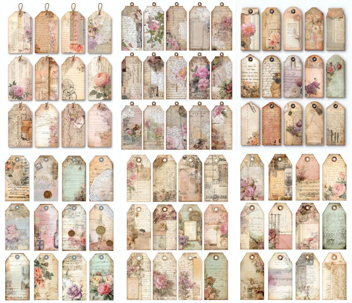 vintage preview 2 – Fussy Cuts