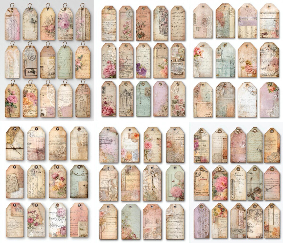 vintage preview 3 – Fussy Cuts