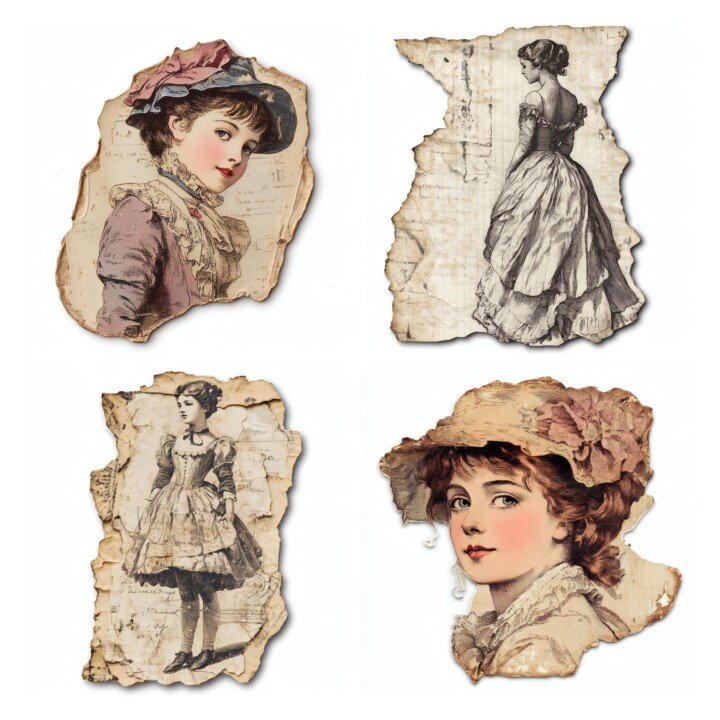 creepy – Creepy Victorian Girl Die Cuts Cutouts