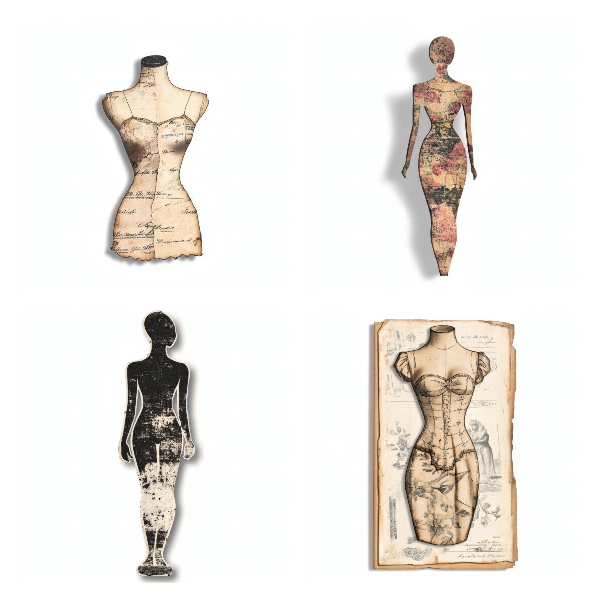vintage preview 4 – Fussy Cuts