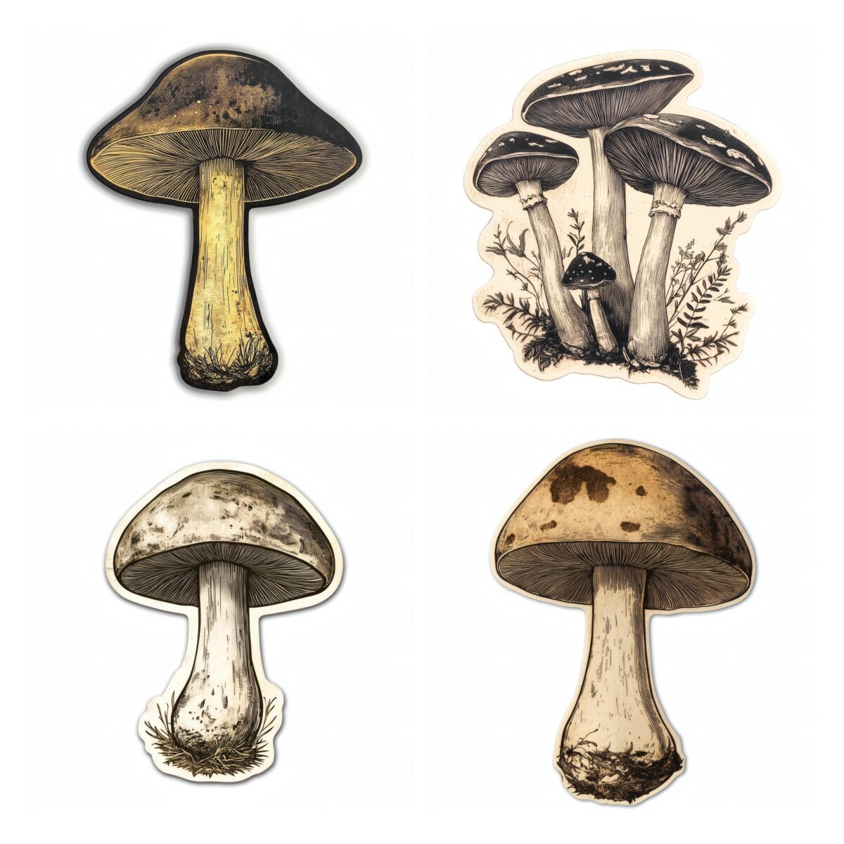 mushroom preview 3 – Fussy Cuts