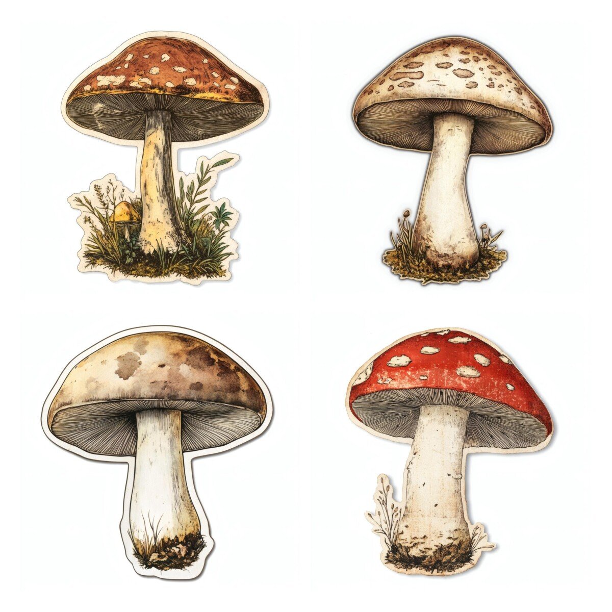 mushroom preview 4 – Fussy Cuts