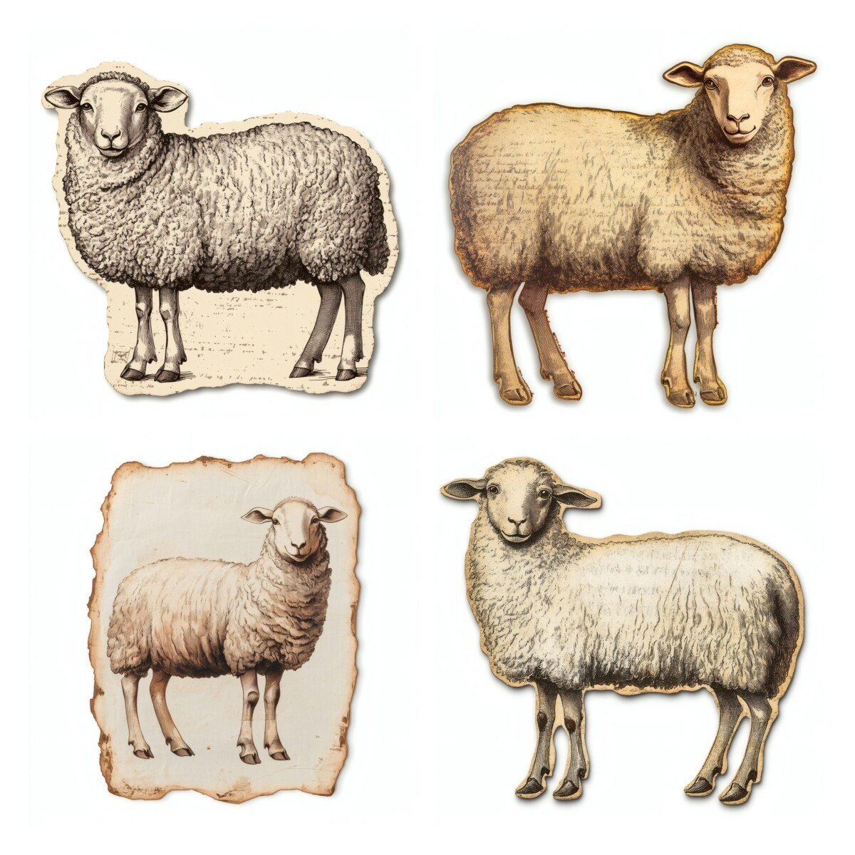 sheep preview 2 – Fussy Cuts
