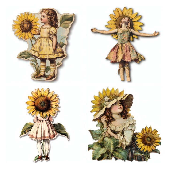 sunflower preview 2 – Fussy Cuts