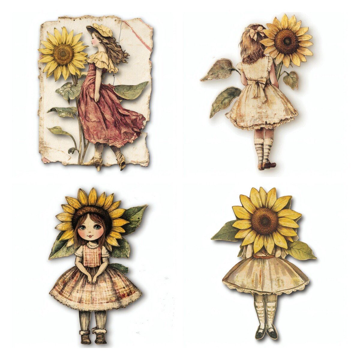 sunflower preview 3 – Fussy Cuts