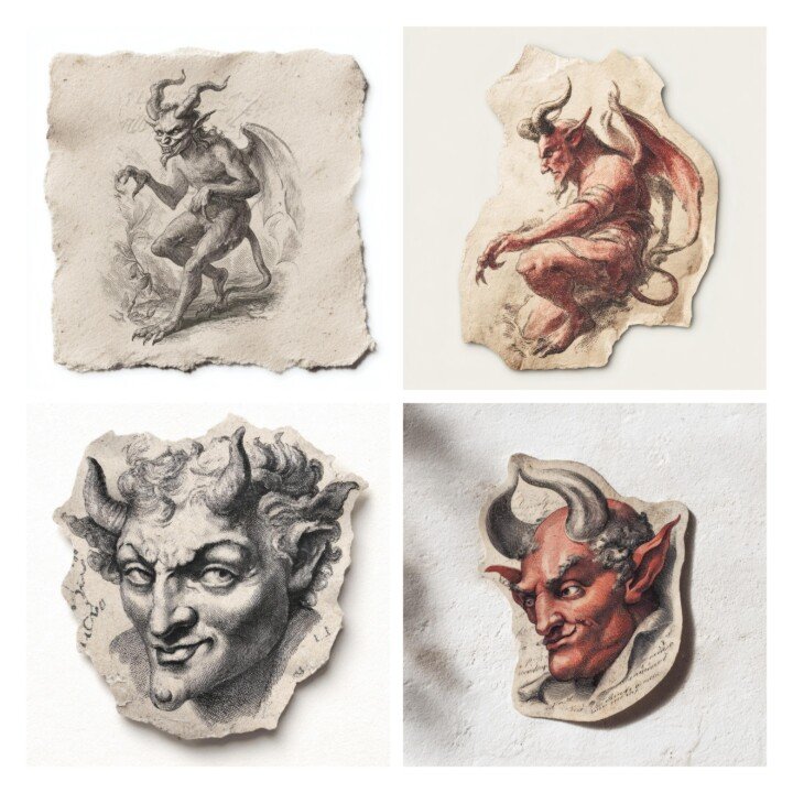 dark – Dark Fantasy Devil Die Cuts Cutouts
