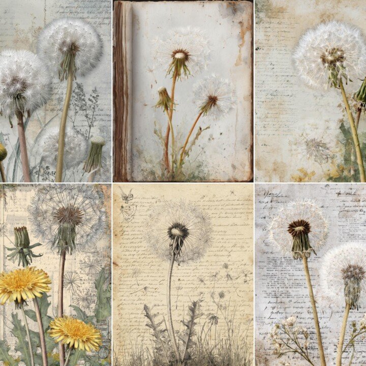 dandelion preview 2 – Journal Pages