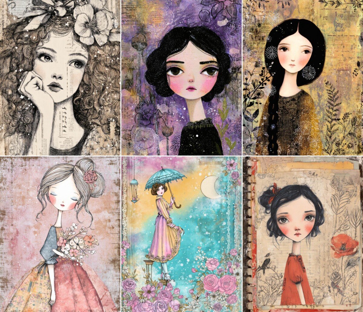 whimsical preview 6 – Journal Pages