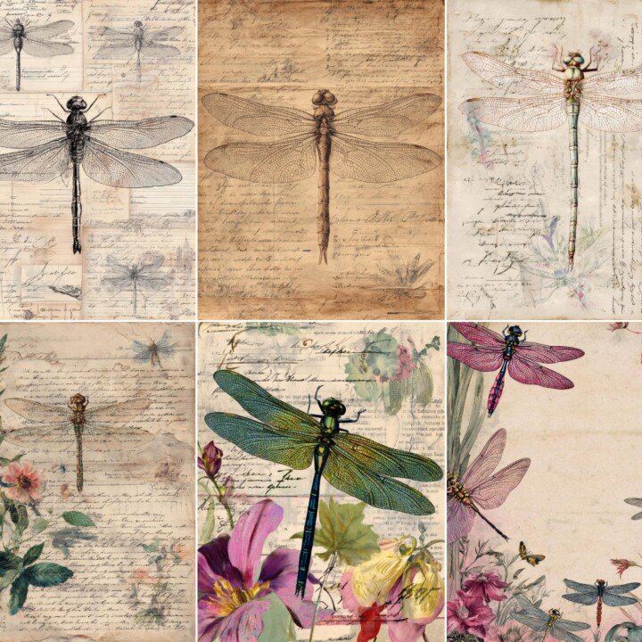 dragonfly preview 2 – Journal Pages