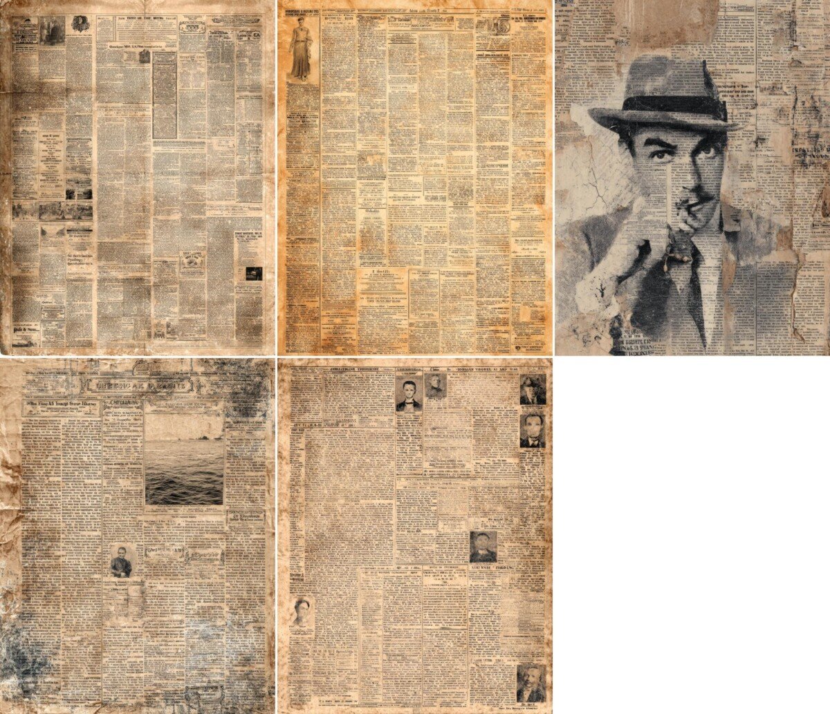 vintage preview 5 – Journal Pages