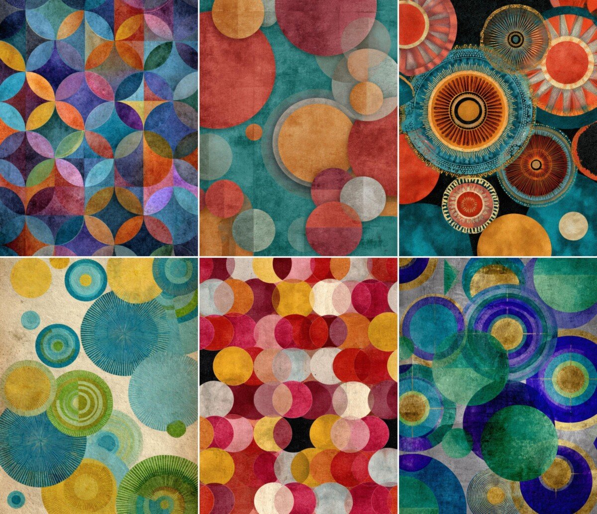 geometric – 23 Geometric Circle Pattern Kit