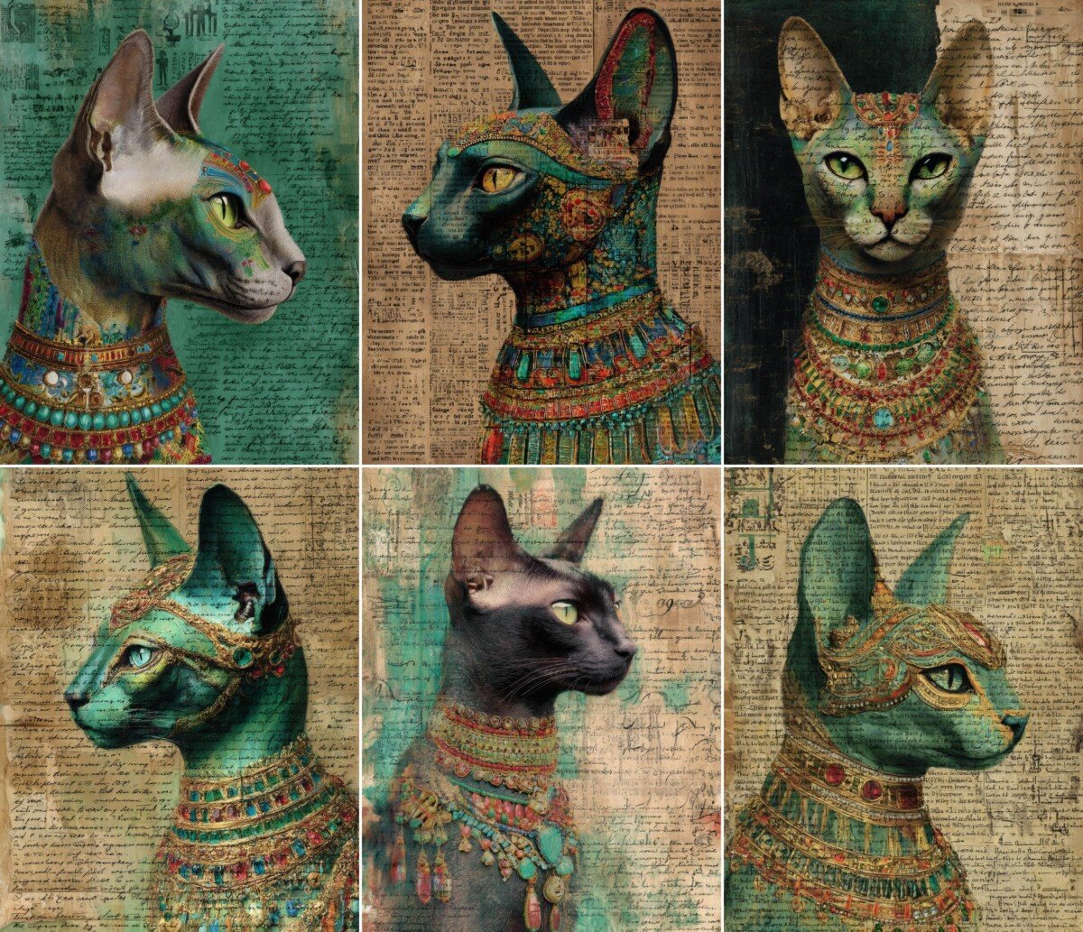 bastet – 44 Bastet Goddess Journal Pages
