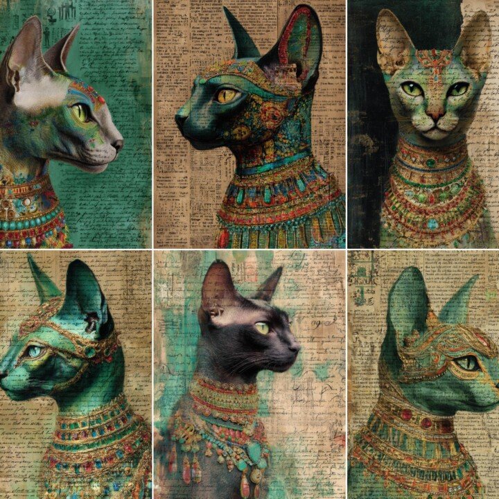bastet – 44 Bastet Goddess Journal Pages