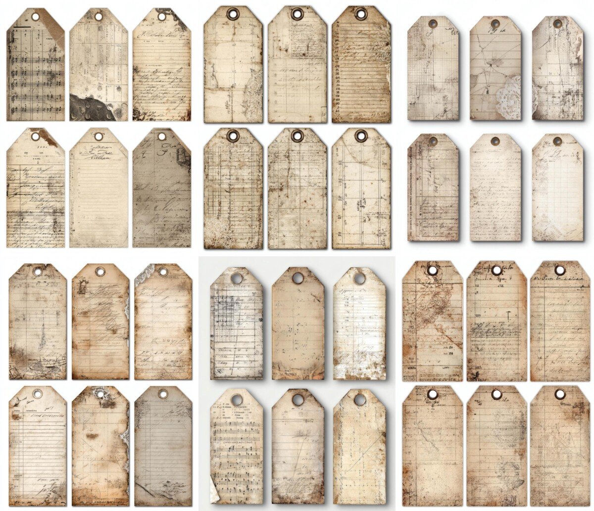 vintage preview 4 – Labels & Tags