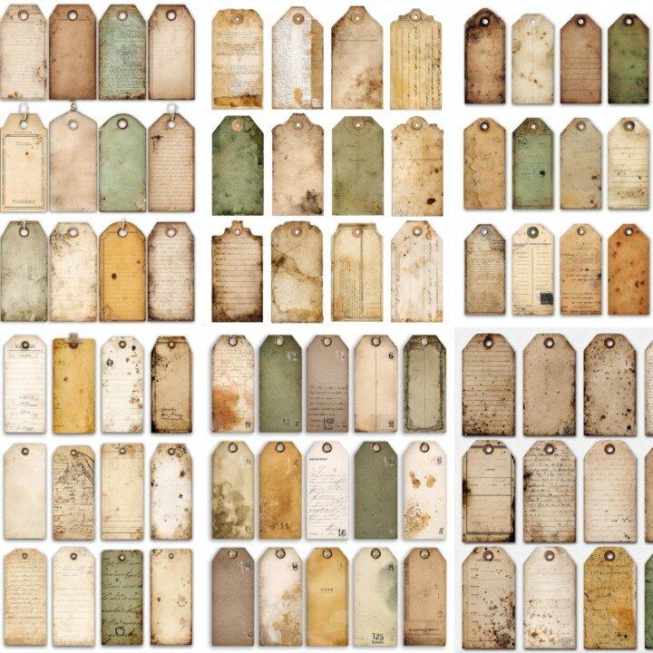 vintage – 200+ Vintage Library Labels & Tags Ephemera