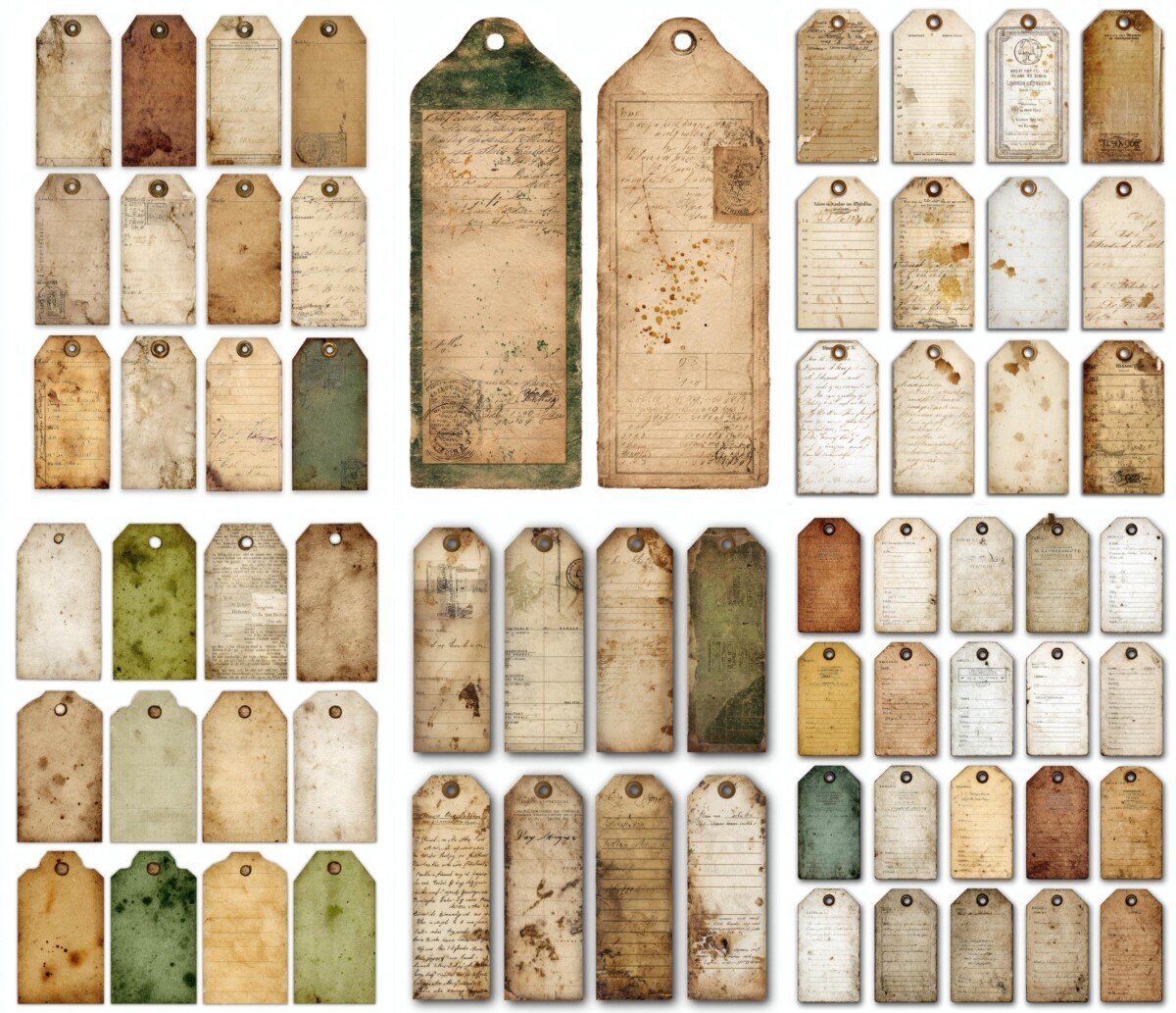 vintage preview 3 – Labels & Tags