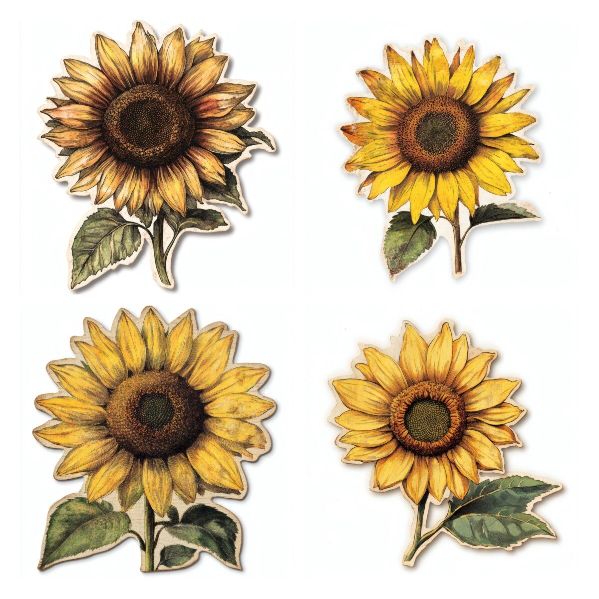 sunflower preview 2 – Fussy Cuts