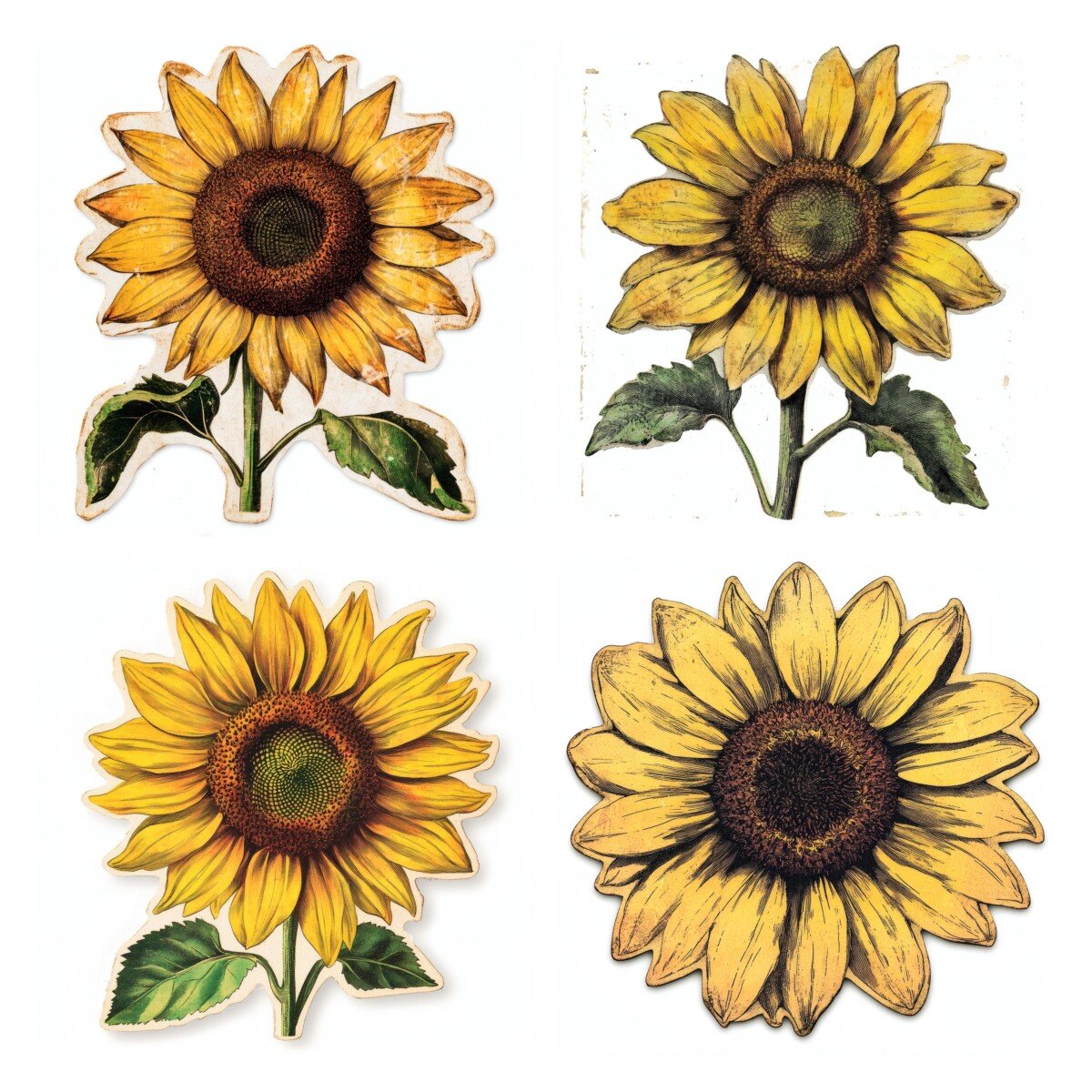 sunflower preview 6 – Fussy Cuts