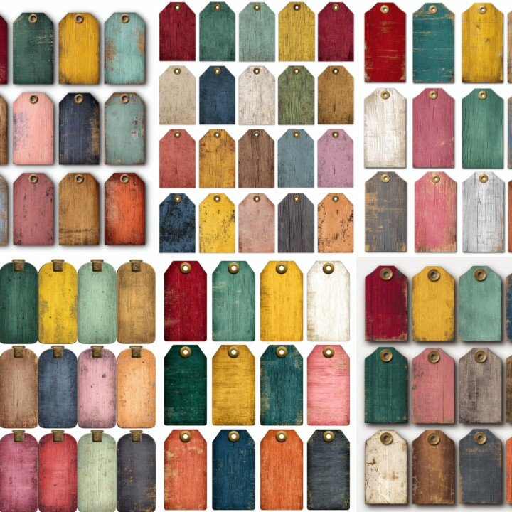 painted preview 2 – Labels & Tags