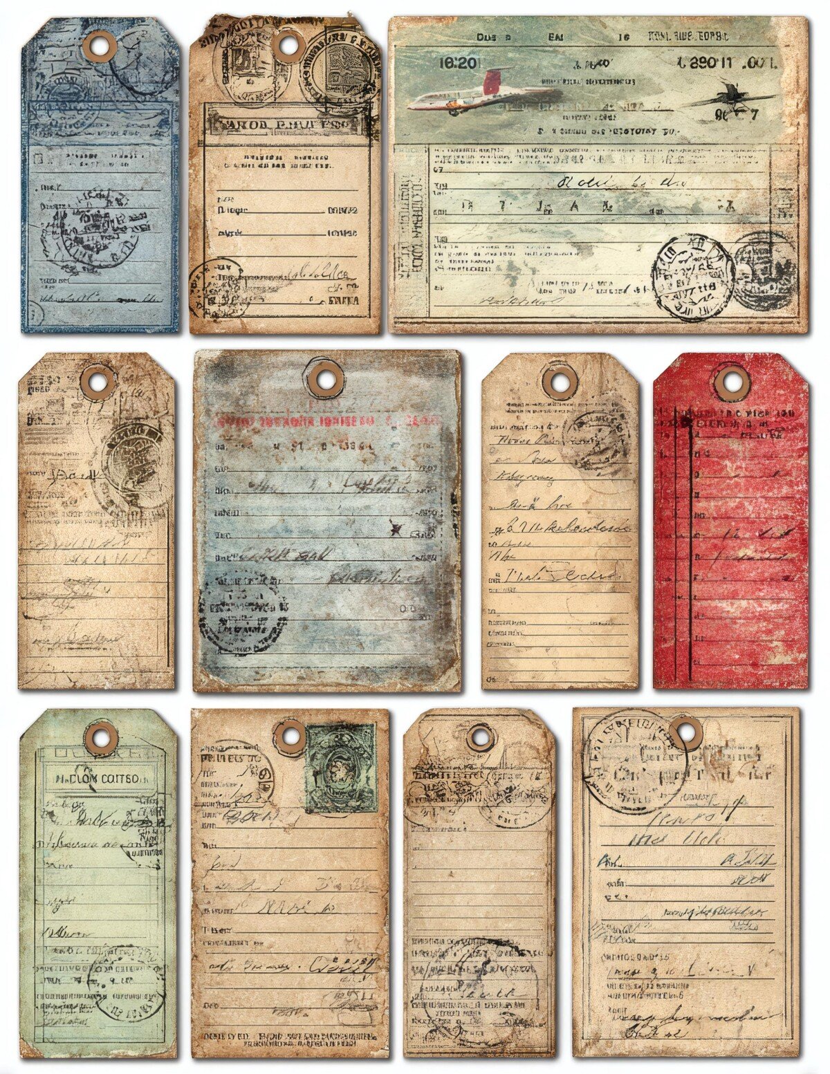 vintage preview 6 – Labels & Tags