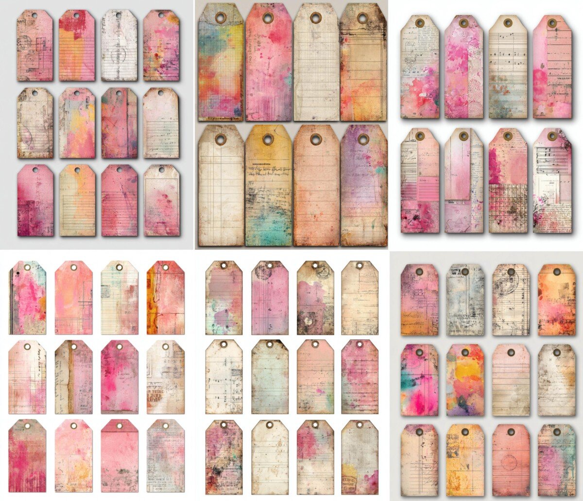 pink preview 2 – Fussy Cuts