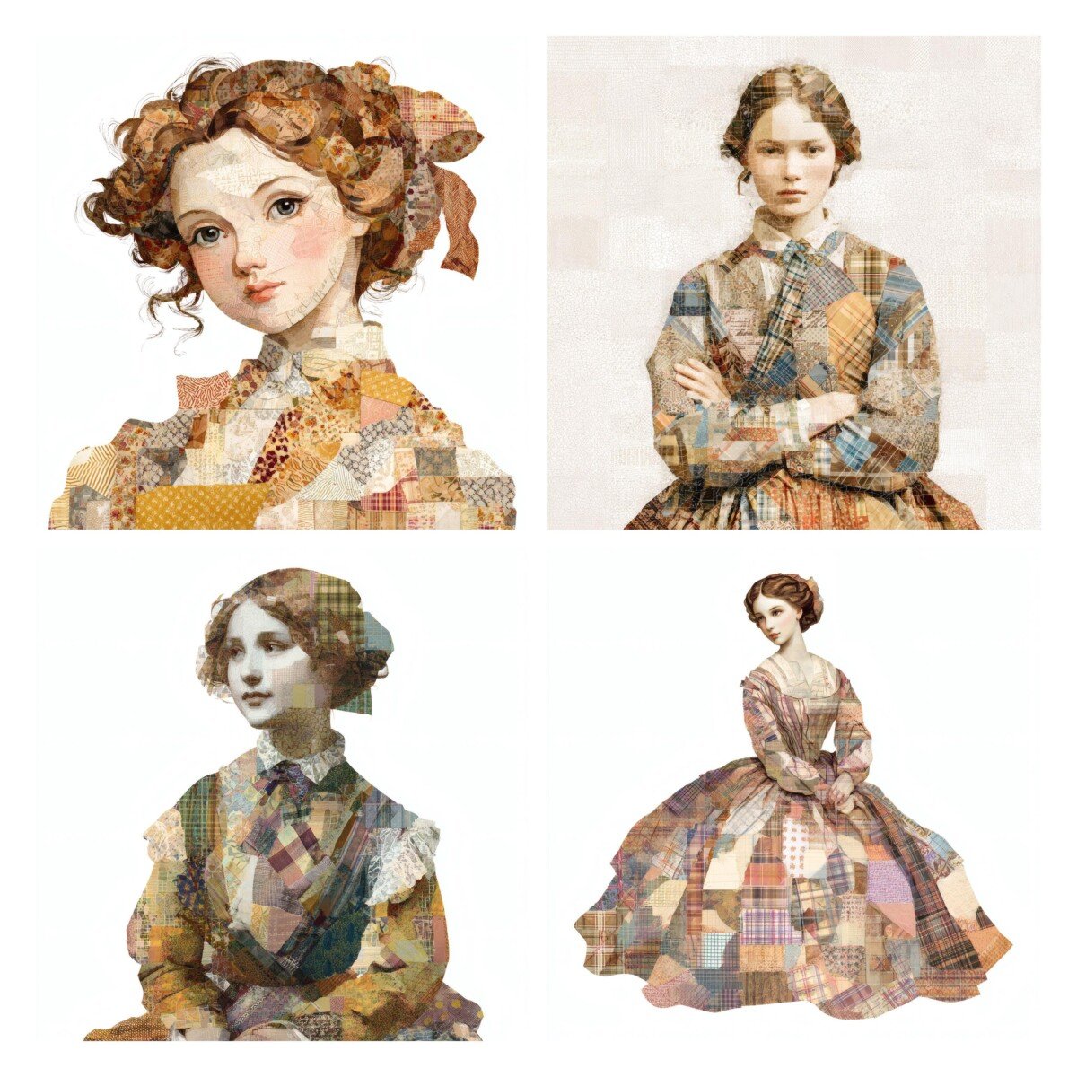 patchwork – Patchwork Victorian Girl Cutouts