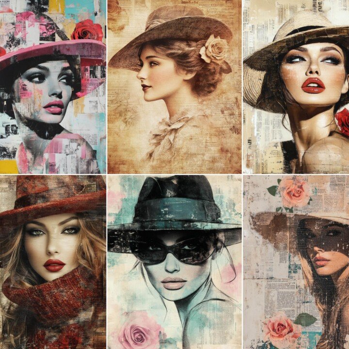 vintage preview 2 – Journal Pages