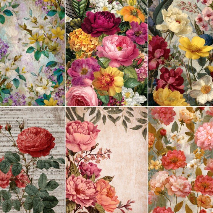 floral preview 2 – Journal Pages