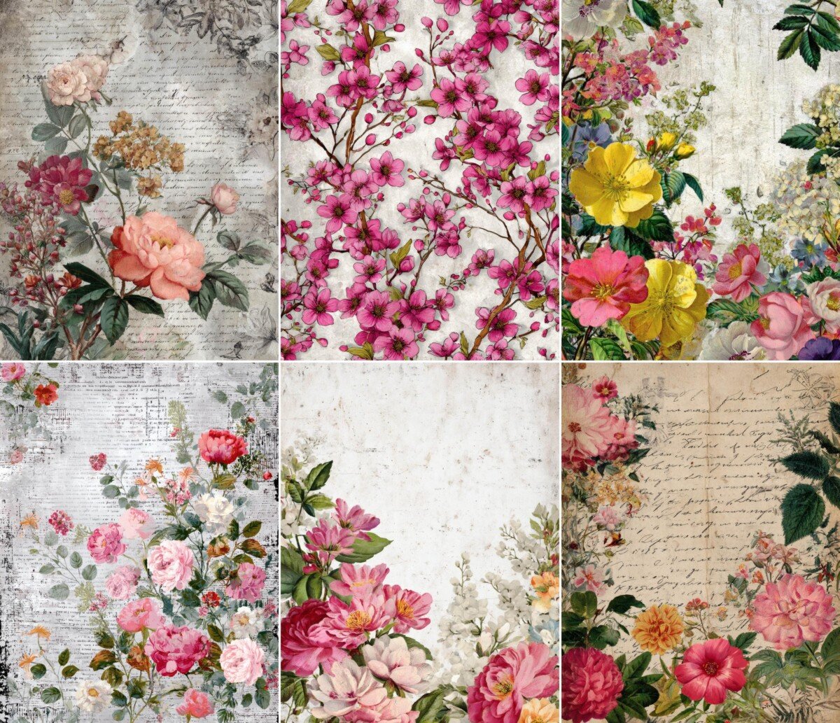 floral preview 9 – Journal Pages