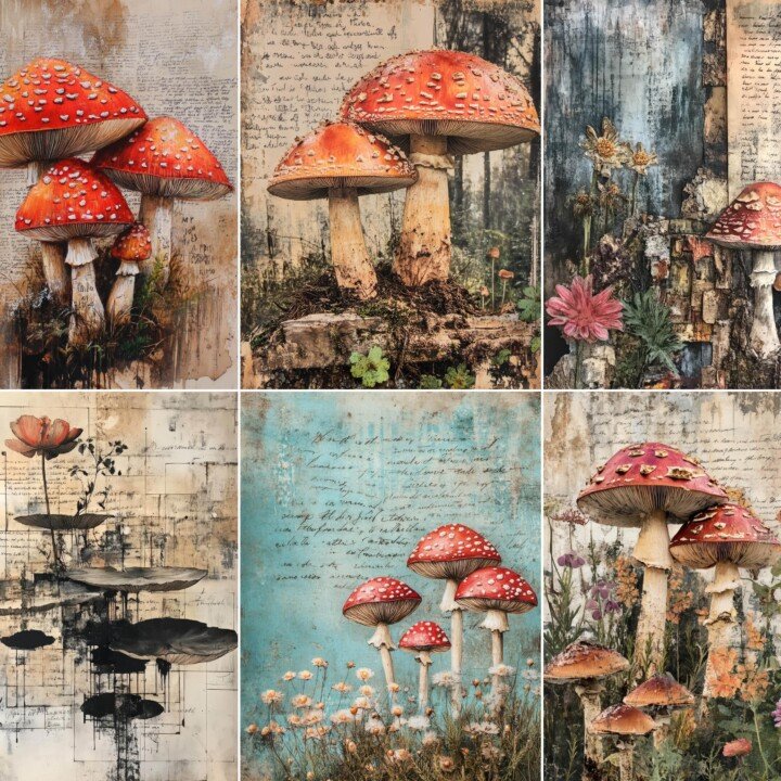 botanical – 52 Botanical Mushroom Journal Pages
