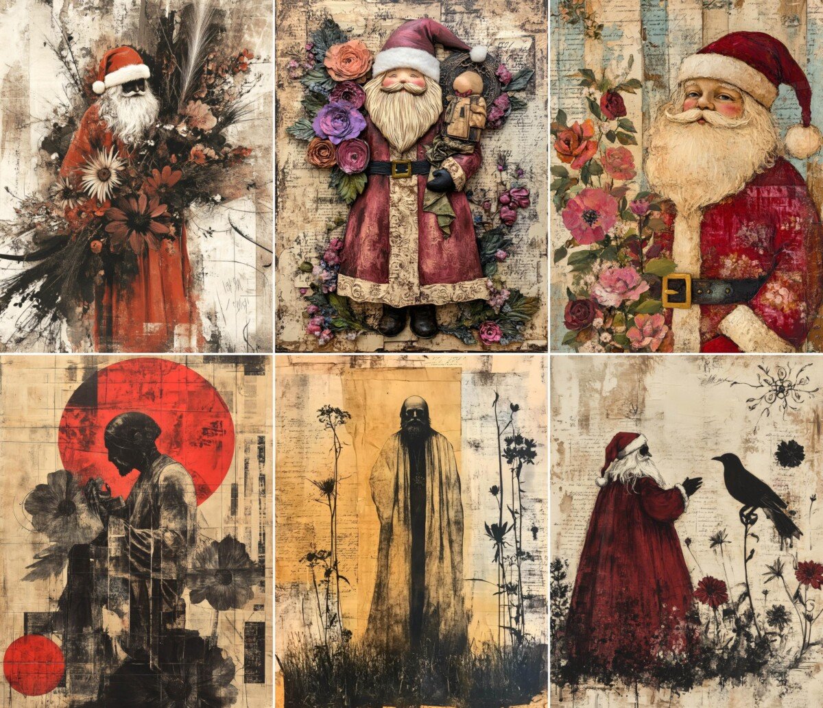 gothic – 52 Gothic Santa Journal Pages