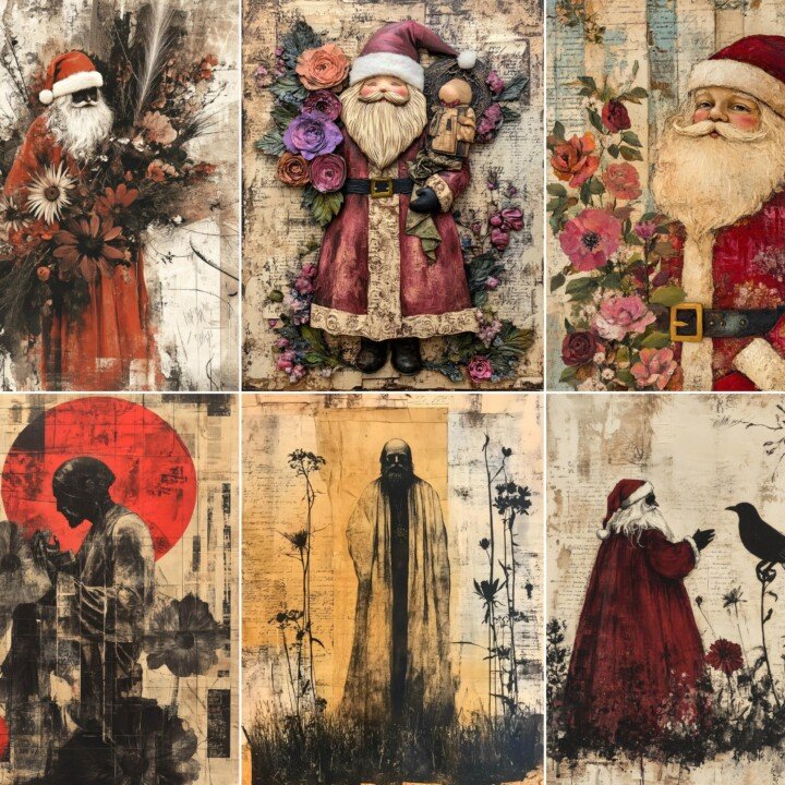 gothic – 52 Gothic Santa Journal Pages