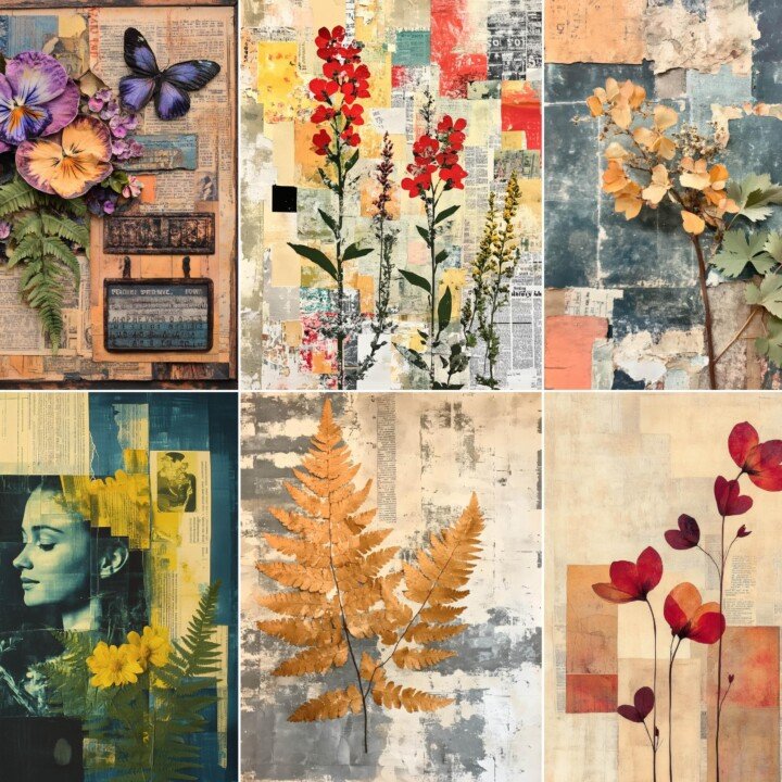 pressed – 52 Pressed Wildflower Journal Pages