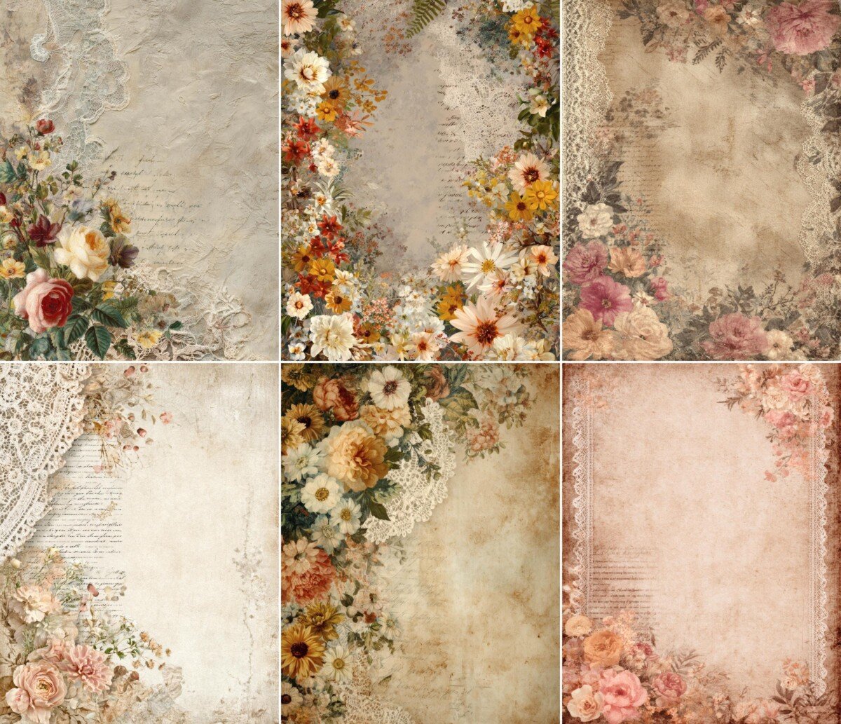 floral preview 5 – Journal Pages