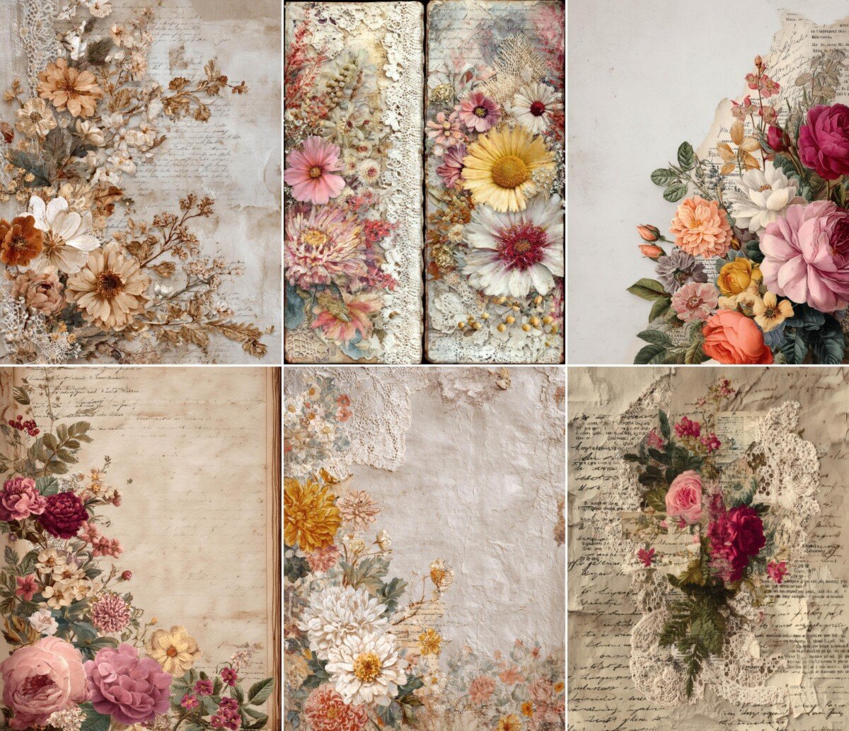 floral preview 2 – Journal Pages