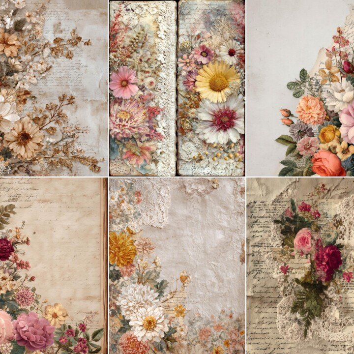 floral preview 2 – Journal Pages